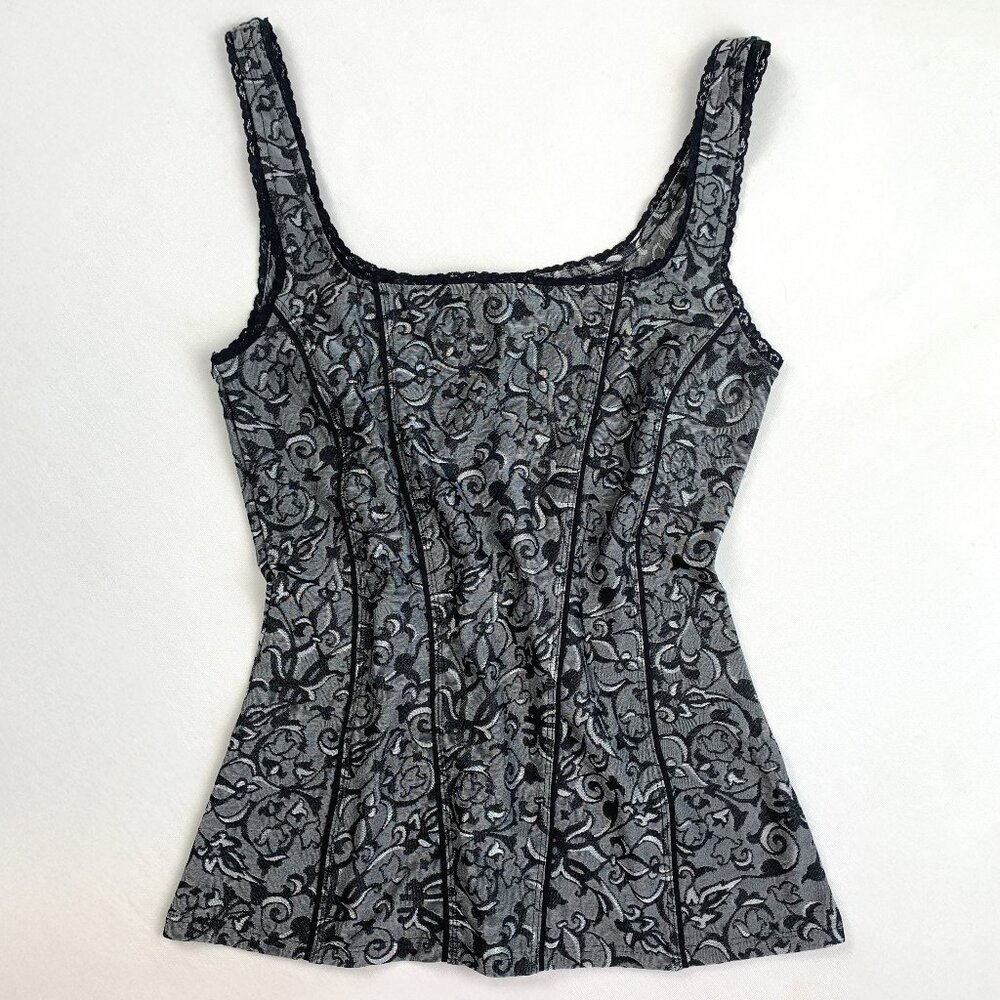 Vintage 2000s White House Black Market Corset Tank Top